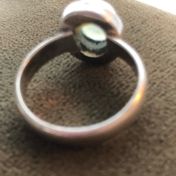 Artisan made Blue moon stone silver 925 ring - Picture 4 of 5